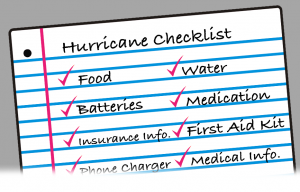 Hurricane Planning Checklist