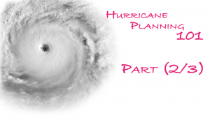 hurricane planning checklist